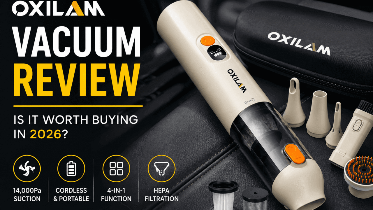 OXILAM Handheld Vacuum Review