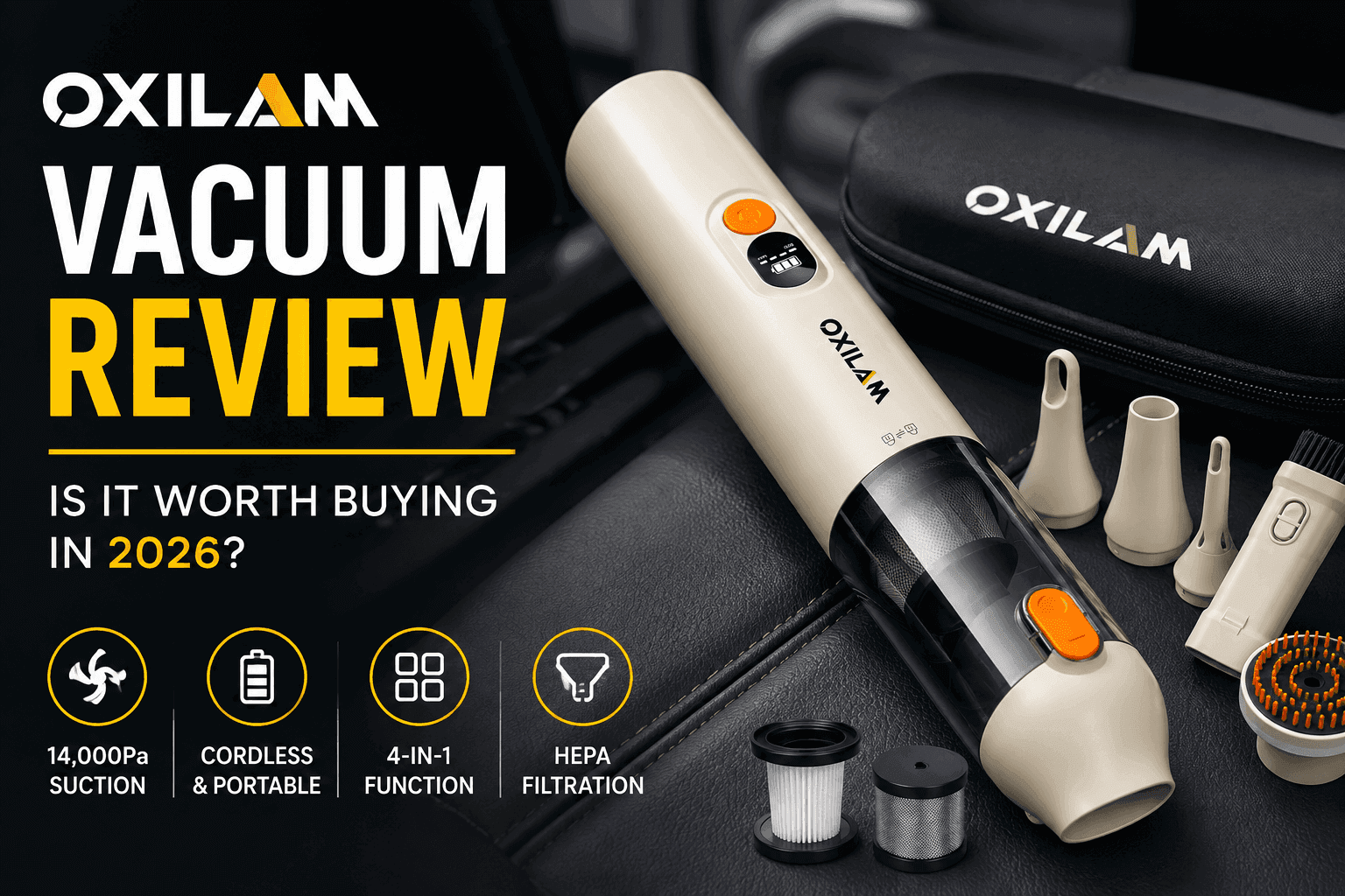 OXILAM Handheld Vacuum Review